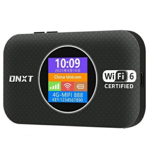 MF967-E Eurasia Version Support WPS / SIM Card / DMZ WiFi6 4G Router Portable Mobile WiFi(Black)
