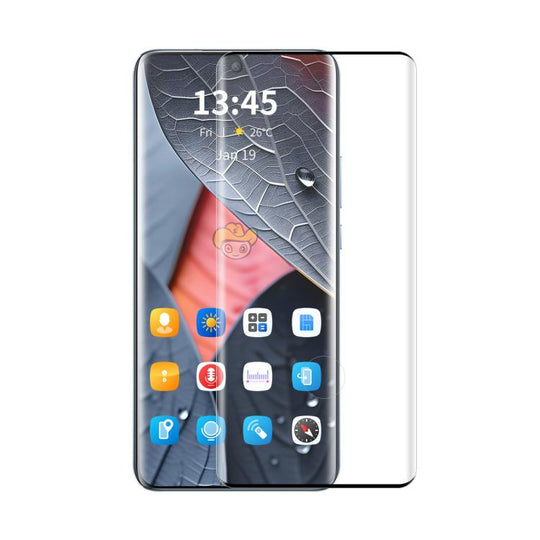 For Honor Magic8 Pro ENKAY Hat-Prince Heat Bending Full Coverage Tempered Glass Film, Support Ultrasonic Fingerprint Unlocking