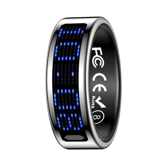 SR16 SIZE 13 Smart Ring, Support Heart Rate / Blood Oxygen / Sleep Monitoring / Multiple Sports Modes(Silver)