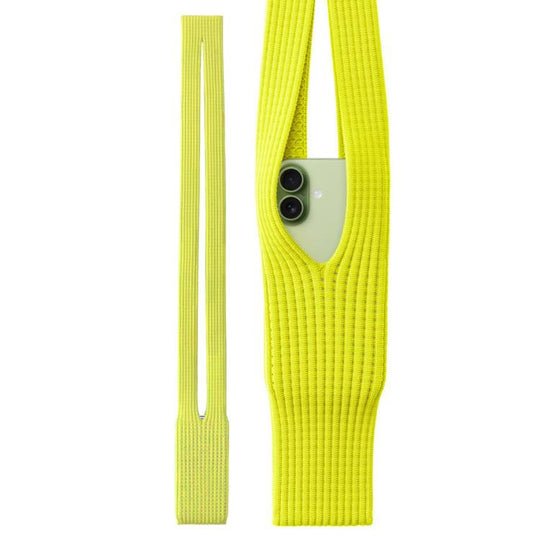 Single-Shoulder Accessory Phone Pocket Mini Bag, Size:Short(Lemon Yellow)