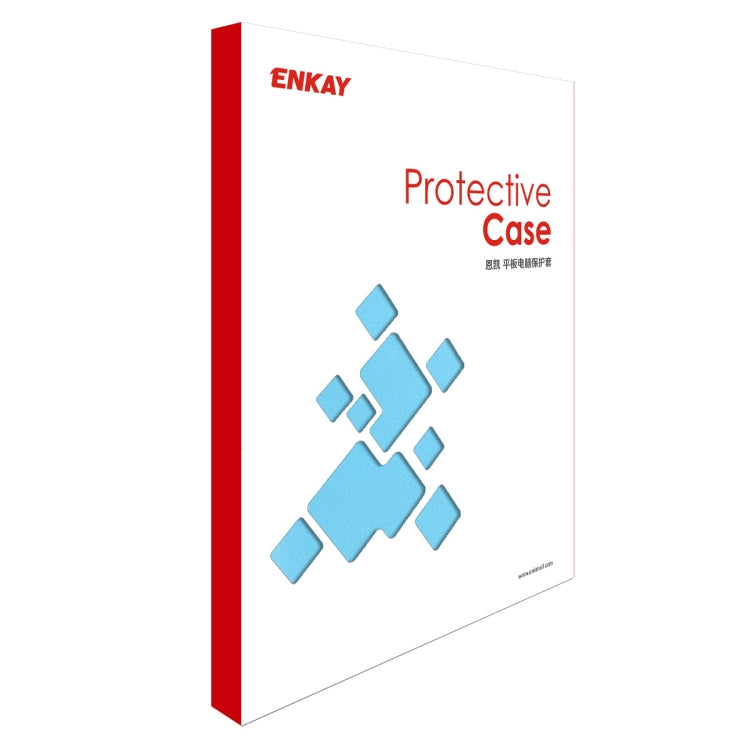 ENKAY 360 Degree Rotation Lichi Texture Leather Case with Holder for HUAWEI MediaPad M6 10.8 2019(Light Blue) - Huawei by ENKAY | Online Shopping UK | buy2fix