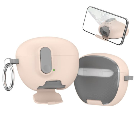 For Huawei FreeBuds 6i God of War Series Snap Lock Mount Shockproof Earphone Protective Case(Pink)