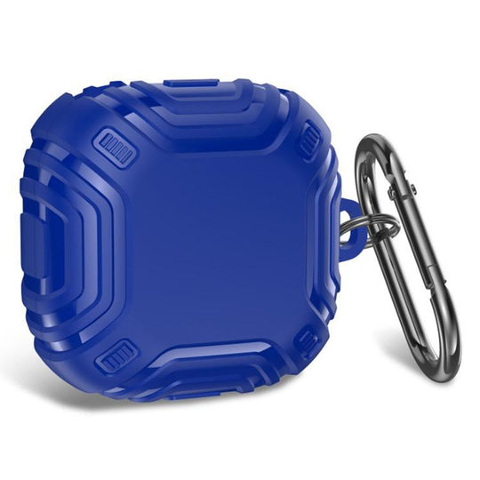 For Galaxy Buds Live / Pro / 2 / 2 Pro / FE / Core Extraordinary Frosted Anti Drop TPU Earphone Cover with Metal Buckle(Royal Blue)