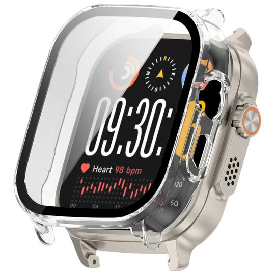 For Realme Watch 5 Tempered Glass Film Integrated PC Watch Protective Case(Transparent)