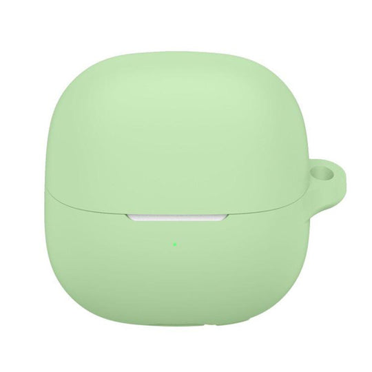 For Xiaomi Buds 6 Solid Color Silicone Earphone Protective Cover(Matcha Green)