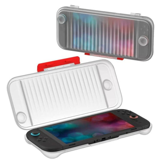 For Nintendo Switch 2  Game Console Anti-slip Textured Hard-Shell Protective Case(White)