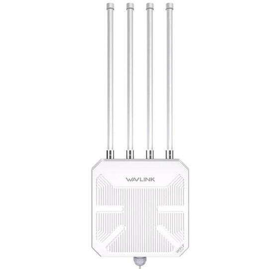 WAVLINK BE5100 WN573HBE2 With 8dBi High Gain Antenna IP67 Waterproof WiFi 7 Outdoor Router, Plug:EU Plug