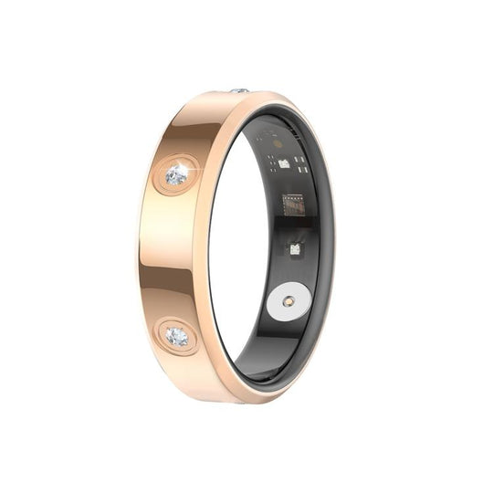 HR01 SIZE 11 Smart Ring, Support Heart Rate / Blood Oxygen / Sleep Monitoring / Female Menstrual Cycle(Gold)