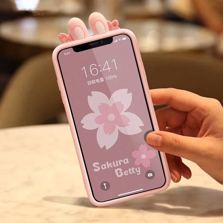 For iPhone X / XS Cherry Blossoms Style Full Package Anti Falling Silicone Sleeve - More iPhone Cases by buy2fix | Online Shopping UK | buy2fix