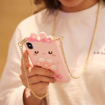 For iPhone X / XS Cherry Blossoms Style Full Package Anti Falling Silicone Sleeve - More iPhone Cases by buy2fix | Online Shopping UK | buy2fix