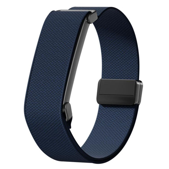 For Google Fitbit Air Magnetic Buckle Nylon Elastic Watch Band(Dark Blue)