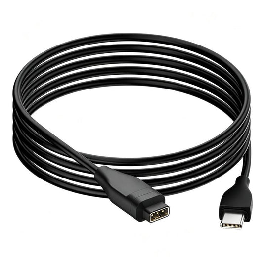 For Coros Pace 3 / Apex 2 / Apex 2 Pro Type-C Port Smart Watch Charging Cable, Length: 1m(Black)