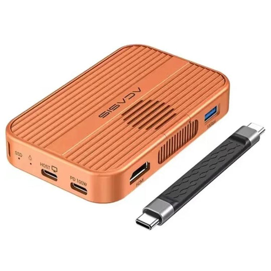 ACASIS EC-1401 10Gbps M.2 NVMe Magnetic SSD Enclosure(Orange)
