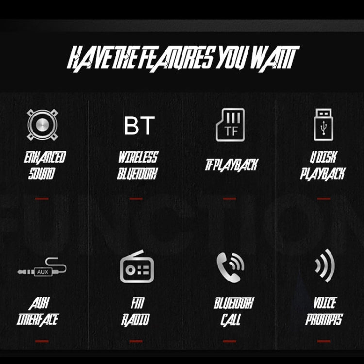 Portable Bluetooth Speaker Portable Sound System 5W Stereo Music Surround Waterproof Outdoor Speaker - Desktop Speaker by buy2fix | Online Shopping UK | buy2fix