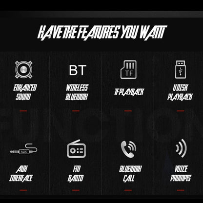 Portable Bluetooth Speaker Portable Sound System 5W Stereo Music Surround Waterproof Outdoor Speaker - Desktop Speaker by buy2fix | Online Shopping UK | buy2fix