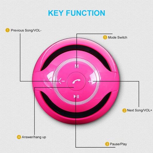 A18 Ball Bluetooth Speaker with LED Light Portable Wireless Mini Speaker Mobile Music MP3 Subwoofer Support TF (Black) - Desktop Speaker by buy2fix | Online Shopping UK | buy2fix