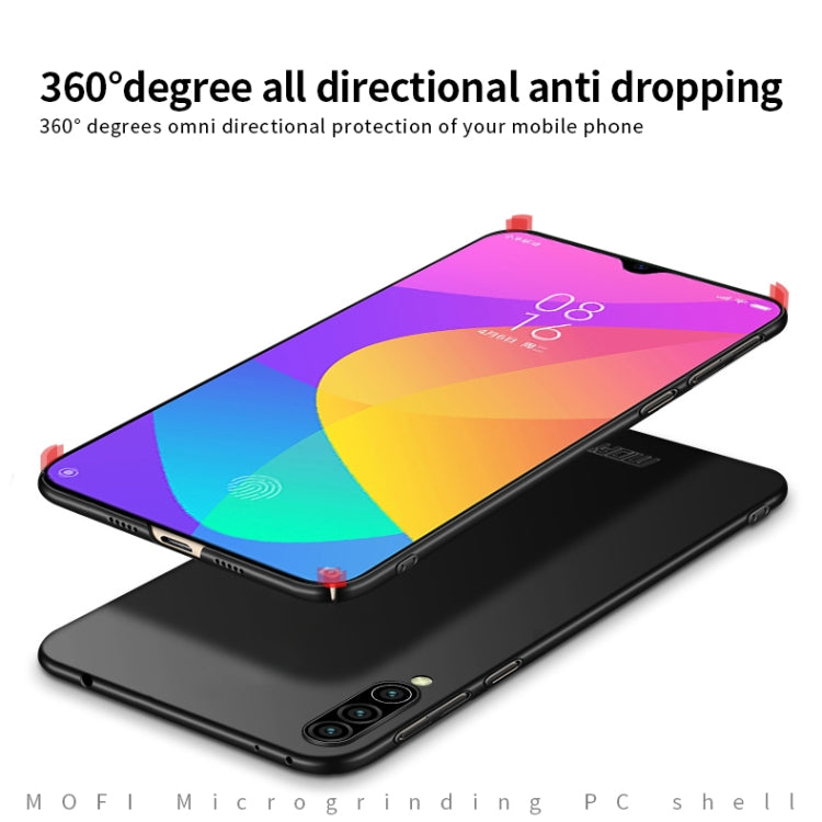 MOFI Frosted PC Ultra-thin Hard Case for Xiaomi CC9(Black) - Xiaomi Cases by MOFI | Online Shopping UK | buy2fix