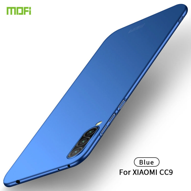 MOFI Frosted PC Ultra-thin Hard Case for Xiaomi CC9(Blue) - Xiaomi Cases by MOFI | Online Shopping UK | buy2fix