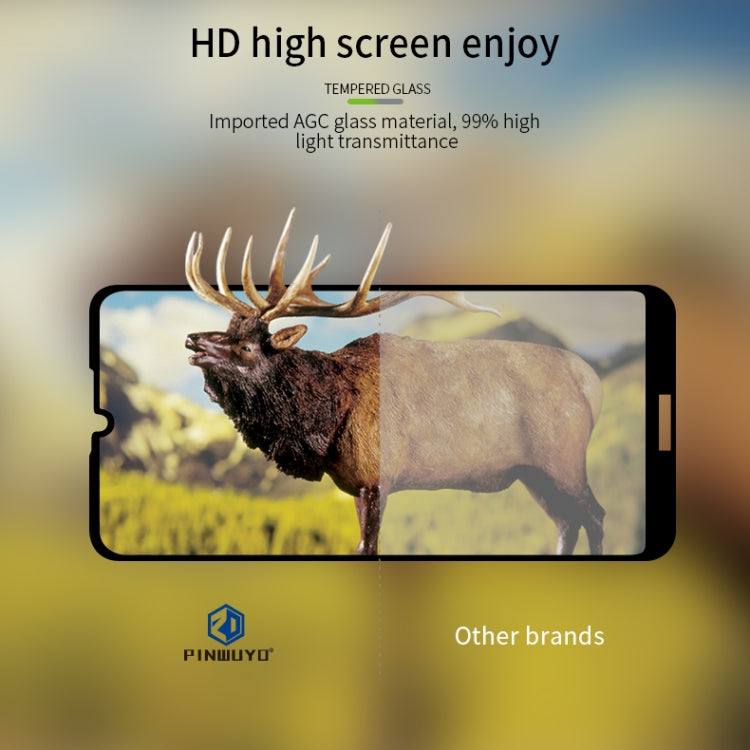 PINWUYO 9H 2.5D Full Screen Tempered Glass Film for Nokia 4.2(Black) - Nokia Tempered Glass by PINWUYO | Online Shopping UK | buy2fix