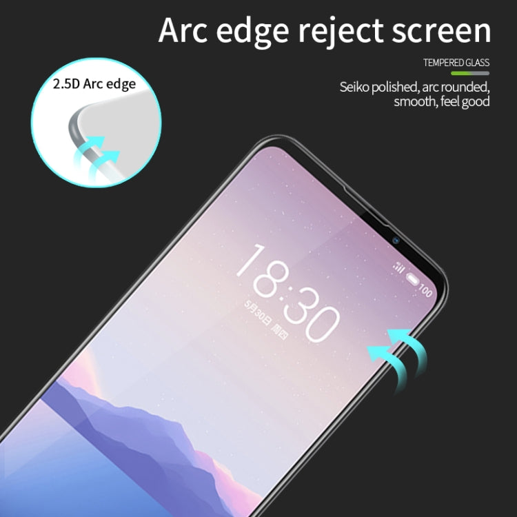 PINWUYO 9H 2.5D Full Screen Tempered Glass Film for Meizu 16XS(Black) - For Meizu by PINWUYO | Online Shopping UK | buy2fix