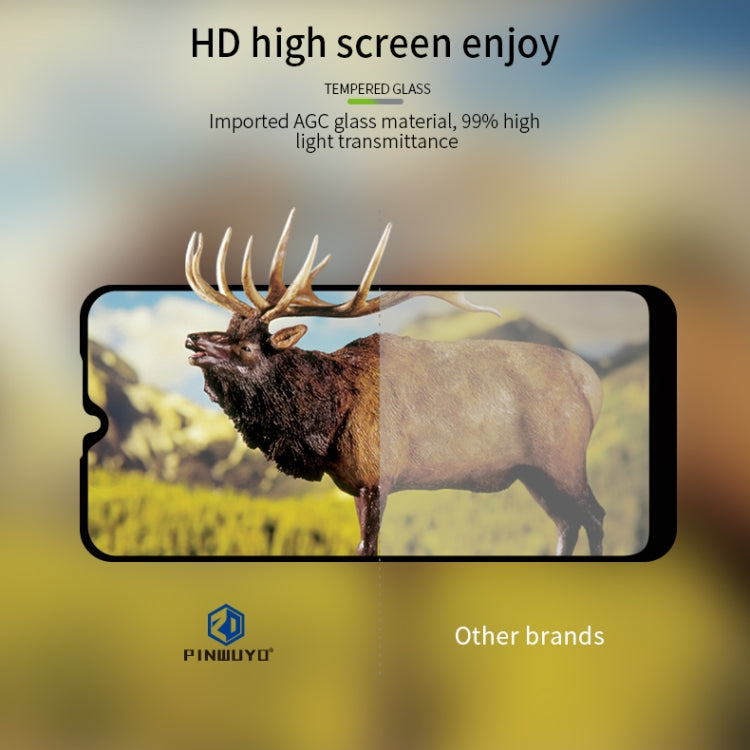 PINWUYO 9H 2.5D Full Screen Tempered Glass Film For LG W30(Black) - LG Tempered Glass by PINWUYO | Online Shopping UK | buy2fix