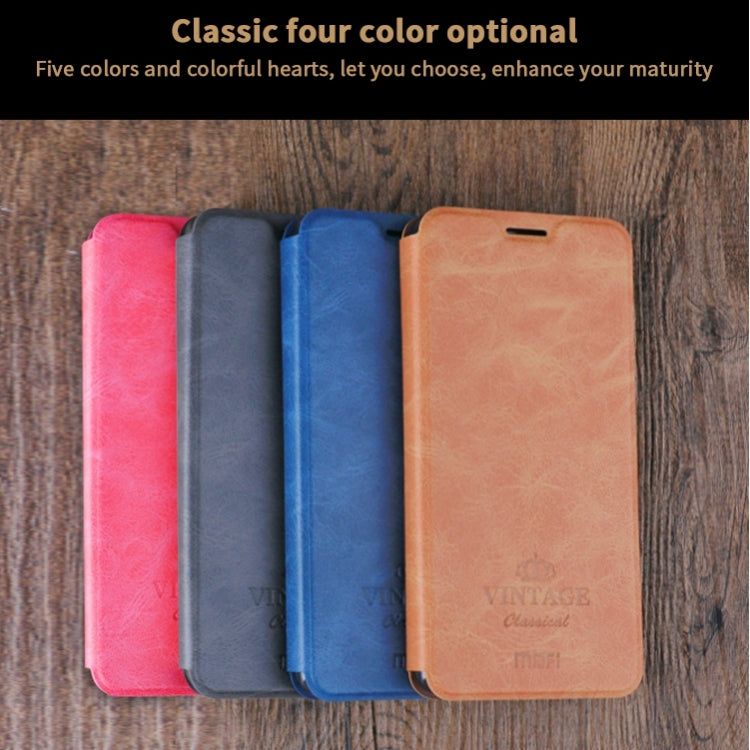 MOFI Crazy Horse Texture Horizontal Flip Protective Leather Case for Xiaomi Mi CC9e / A3(Blue) - Xiaomi Cases by MOFI | Online Shopping UK | buy2fix