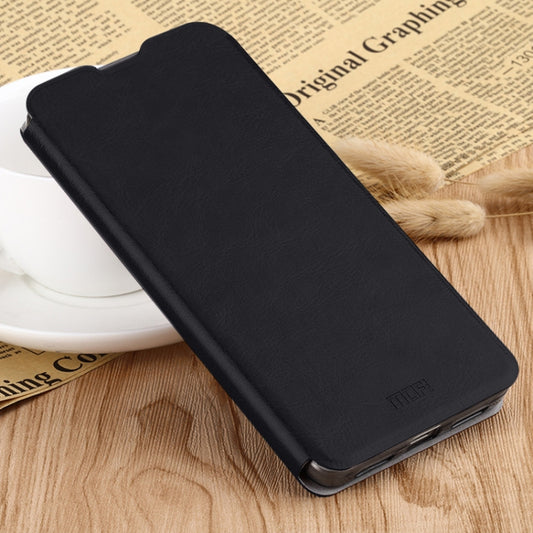 MOFI Rui Series Classical Leather Flip Leather Case With Bracket Embedded Steel Plate All-inclusive for Xiaomi Mi CC9 / CC9 Mito Custom Edition(Black) - Xiaomi Cases by MOFI | Online Shopping UK | buy2fix