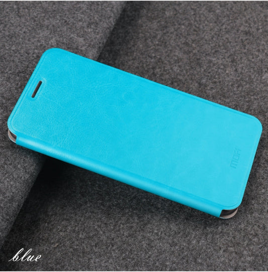 MOFI Rui Series Classical Leather Flip Leather Case With Bracket Embedded Steel Plate All-inclusive for Xiaomi Mi CC9e / A3(Blue) - Xiaomi Cases by MOFI | Online Shopping UK | buy2fix