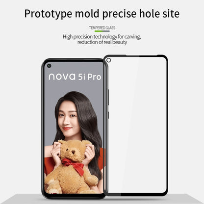 PINWUYO 9H 2.5D Full Screen Tempered Glass Film For Huawei Nova5i Pro（Black） - Huawei Tempered Glass by PINWUYO | Online Shopping UK | buy2fix