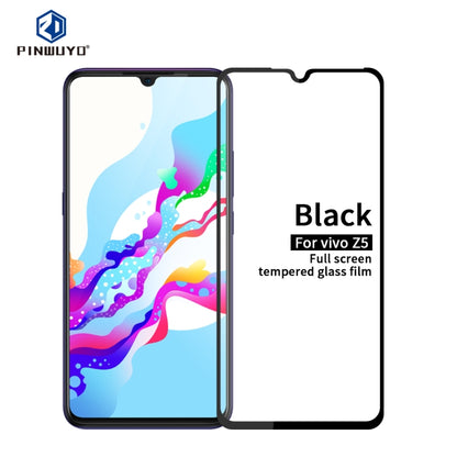 PINWUYO 9H 2.5D Full Screen Tempered Glass Film for vivo Z5(Black) - vivo Tempered Glass by PINWUYO | Online Shopping UK | buy2fix