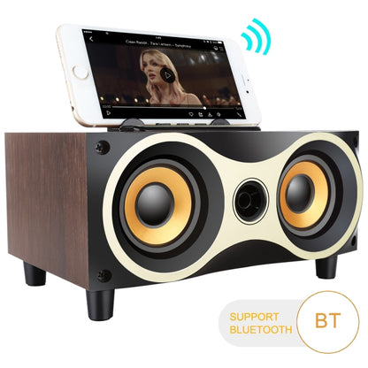 X6 Portable Wooden Wireless Speaker Subwoofer Stereo Bluetooth Speakers Radio FM Desktop - Desktop Speaker by buy2fix | Online Shopping UK | buy2fix