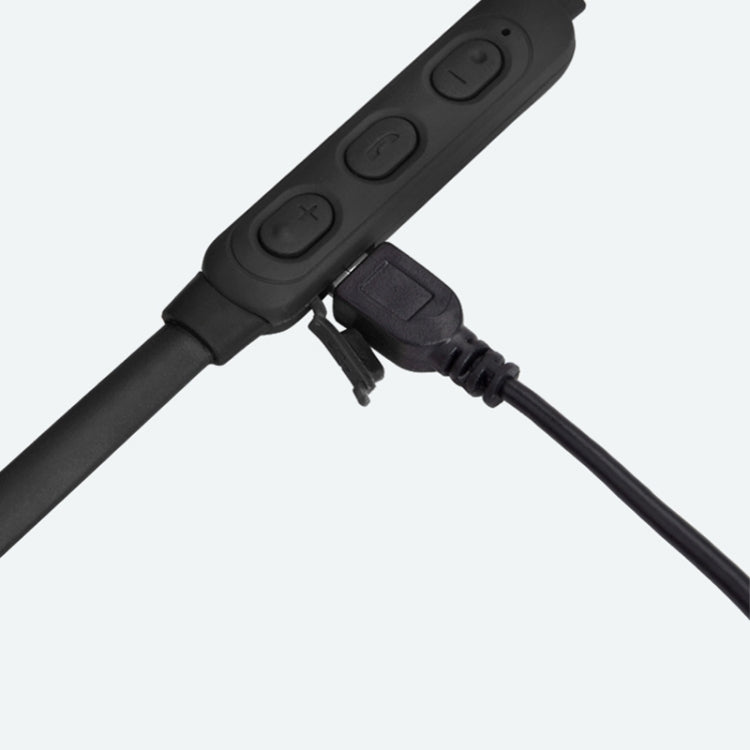 DM-22 Magnetic Bluetooth Earphone DM-22 Neckband Sport headset with Mic Wireless Handsfree Earphoness(Red) - Neck-mounted Earphone by buy2fix | Online Shopping UK | buy2fix