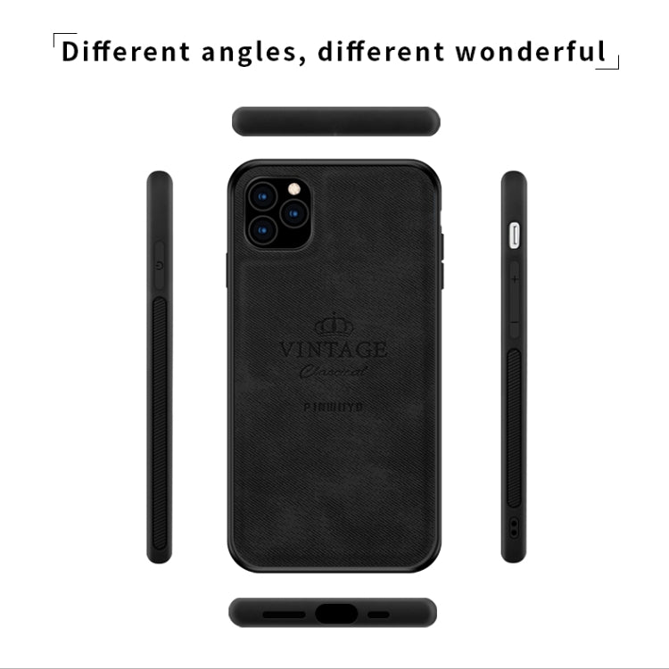 For iPhone 11 Pro Max PINWUYO Shockproof Waterproof Full Coverage PC + TPU + Skin Protective Case (Black) - iPhone 11 Pro Max Cases by PINWUYO | Online Shopping UK | buy2fix