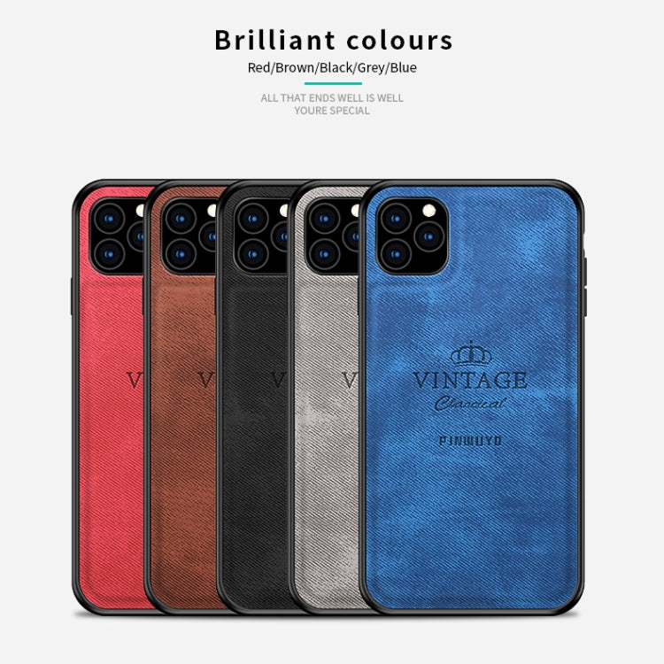 For iPhone 11 Pro Max PINWUYO Shockproof Waterproof Full Coverage PC + TPU + Skin Protective Case (Blue) - iPhone 11 Pro Max Cases by PINWUYO | Online Shopping UK | buy2fix