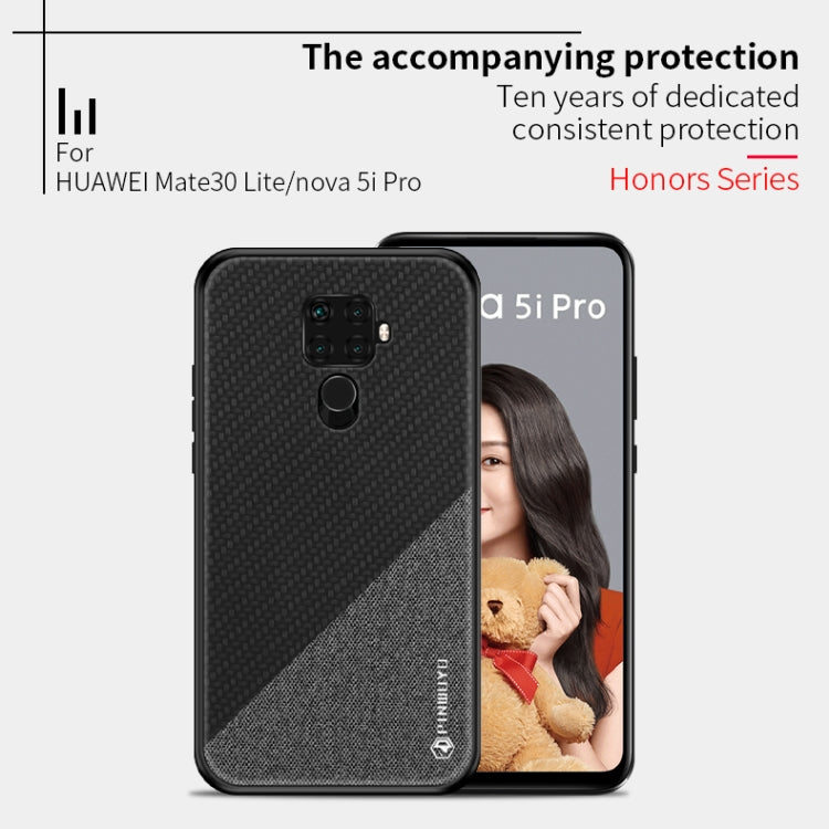 PINWUYO Honors Series Shockproof PC + TPU Protective Case for Huawei Nova 5i Pro / Mate 30 Lite(Blue) - Huawei Cases by PINWUYO | Online Shopping UK | buy2fix