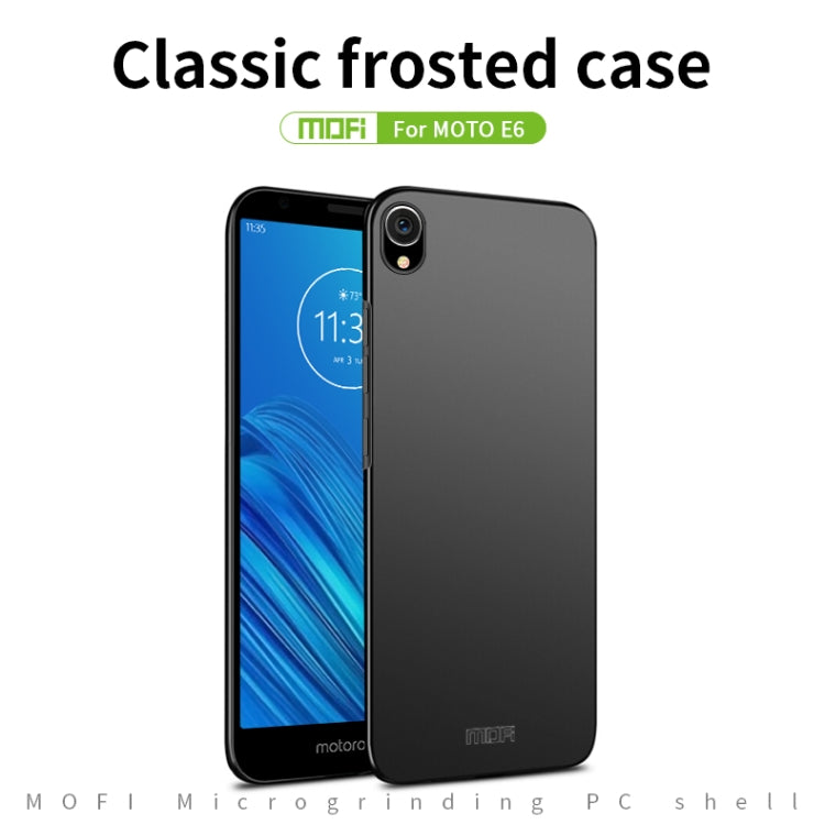 MOFI Frosted PC Ultra-thin Hard Case for Motorola Moto E6(Blue) - Motorola Cases by MOFI | Online Shopping UK | buy2fix