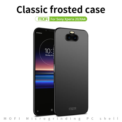 MOFI Frosted PC Ultra-thin Hard Case for Sony Xperia 20 / Xperia XA4(Black) - Sony Cases by MOFI | Online Shopping UK | buy2fix