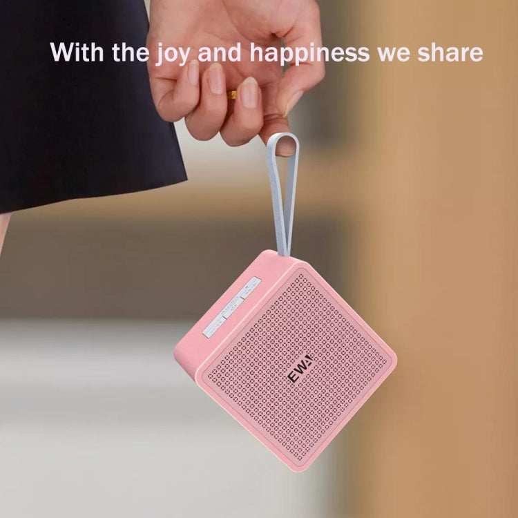 EWA A105 High Hidelity Bluetooth Speaker, Small Size High  Power Bass, TWS Bluetooth Technology Support TF(Rose Gold) - Desktop Speaker by EWA | Online Shopping UK | buy2fix