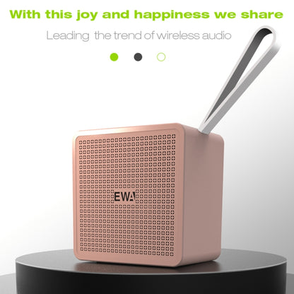EWA A105 High Hidelity Bluetooth Speaker, Small Size High  Power Bass, TWS Bluetooth Technology Support TF(Rose Gold) - Desktop Speaker by EWA | Online Shopping UK | buy2fix