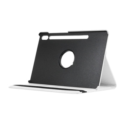 ENKAY 360 Degree Rotation Lichi Texture Leather Case with Holder for Samsung Galaxy Tab S6 10.5 T860 / T865(White) by ENKAY