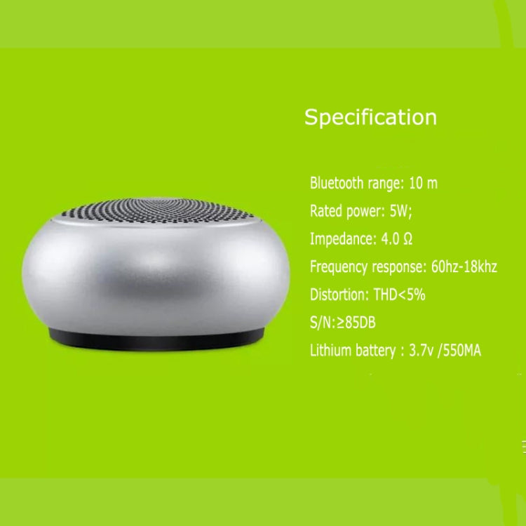 EWA A110mini High Hidelity Bluetooth Speaker Small Size High Power Bass, TWS Bluetooth Technology, Support TF(Grey) - Desktop Speaker by EWA | Online Shopping UK | buy2fix