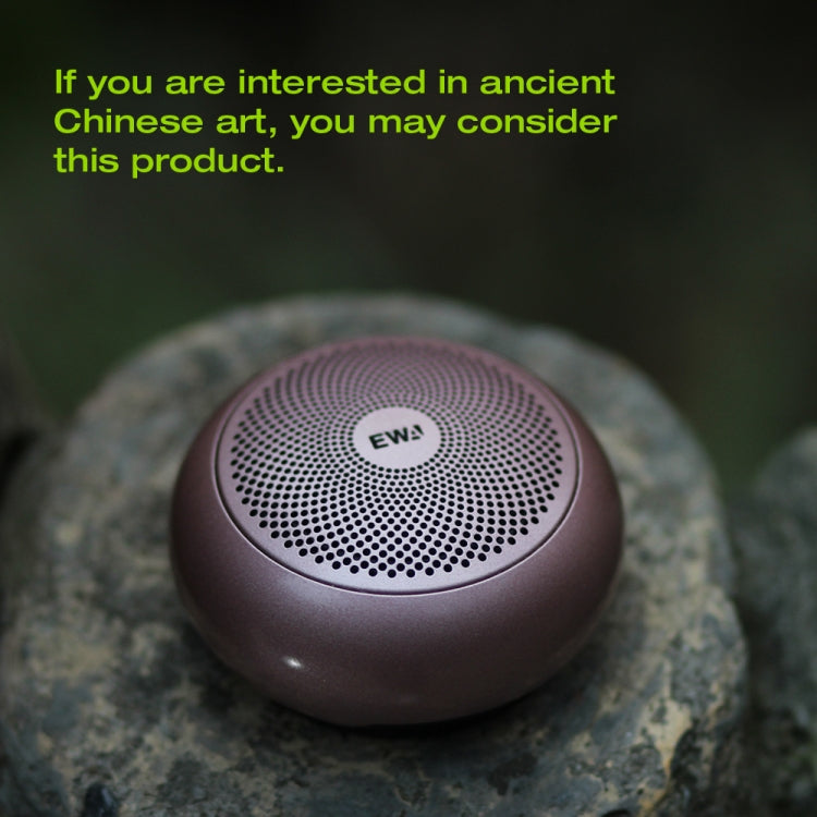 EWA A110mini High Hidelity Bluetooth Speaker Small Size High Power Bass, TWS Bluetooth Technology, Support TF(Rose Gold) - Desktop Speaker by EWA | Online Shopping UK | buy2fix