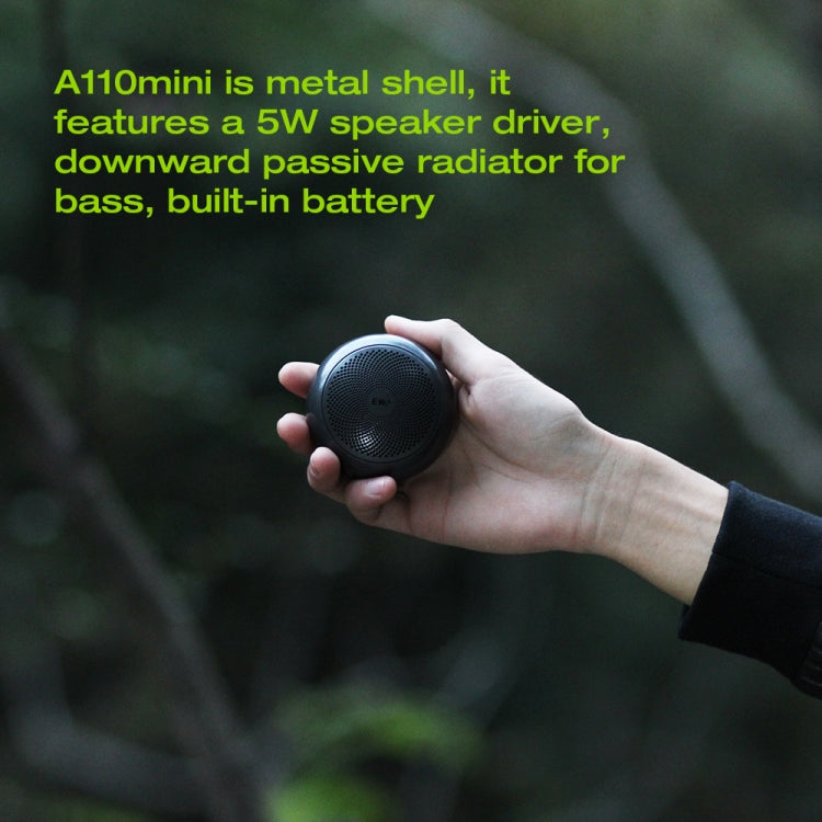 EWA A110mini High Hidelity Bluetooth Speaker Small Size High Power Bass, TWS Bluetooth Technology, Support TF(Rose Gold) - Desktop Speaker by EWA | Online Shopping UK | buy2fix