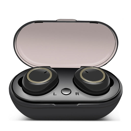 TWS-A1 TWS Bluetooth 5.0 Mini Invisible Sports Music Earphone with Charging Box & Microphone (Black) by buy2fix