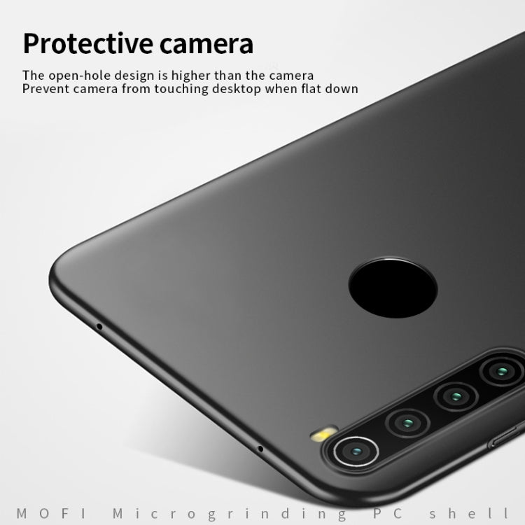 For Xiaomi RedMi Note8 MOFI Frosted PC Ultra-thin Hard Case(Black) - Xiaomi Cases by MOFI | Online Shopping UK | buy2fix