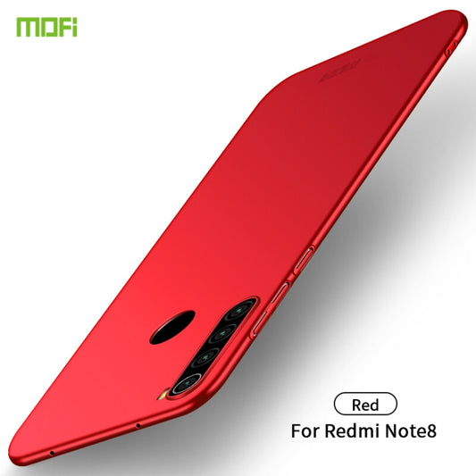 For Xiaomi RedMi Note8 MOFI Frosted PC Ultra-thin Hard Case(Red) - Xiaomi Cases by MOFI | Online Shopping UK | buy2fix