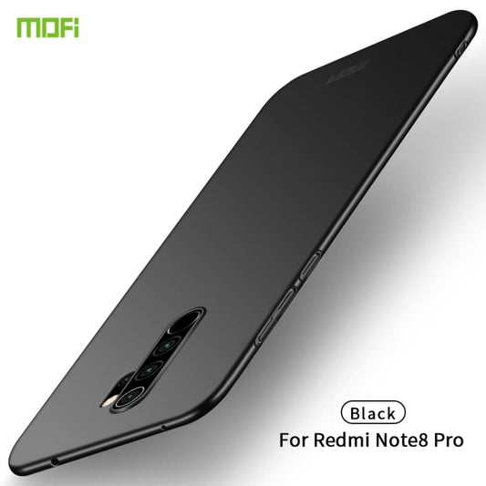 For Xiaomi RedMi Note8 Pro MOFI Frosted PC Ultra-thin Hard Case(Black) - Xiaomi Cases by MOFI | Online Shopping UK | buy2fix