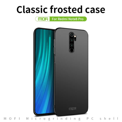 For Xiaomi RedMi Note8 Pro MOFI Frosted PC Ultra-thin Hard Case(Black) - Xiaomi Cases by MOFI | Online Shopping UK | buy2fix