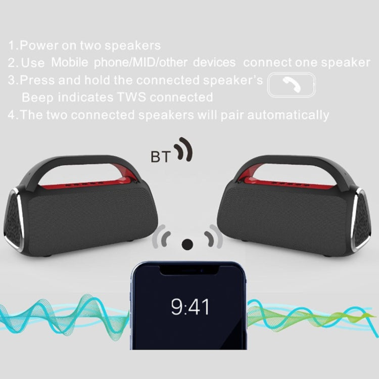 DY18 Wireless Bluetooth Speaker Portable Wireless Speaker Sound System, Support Bluetooth & AUX & TF & Radio - Desktop Speaker by buy2fix | Online Shopping UK | buy2fix