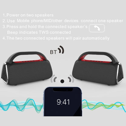 DY18 Wireless Bluetooth Speaker Portable Wireless Speaker Sound System, Support Bluetooth & AUX & TF & Radio - Desktop Speaker by buy2fix | Online Shopping UK | buy2fix